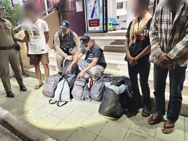 สภ.ห้วยคต จับกุมลักลอบขนแรงงานต่างด้าว