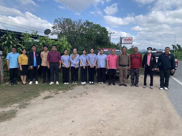 พ.ต.ท.ปพน โสพัฒน์ รอง ผกก.ป.สภ.ห้วยคตร่วมตรวจสถานประกอบกิจการเพื่อขอใบอนุญาต สถานประกอบกิจการร้านครัวต้นไม้